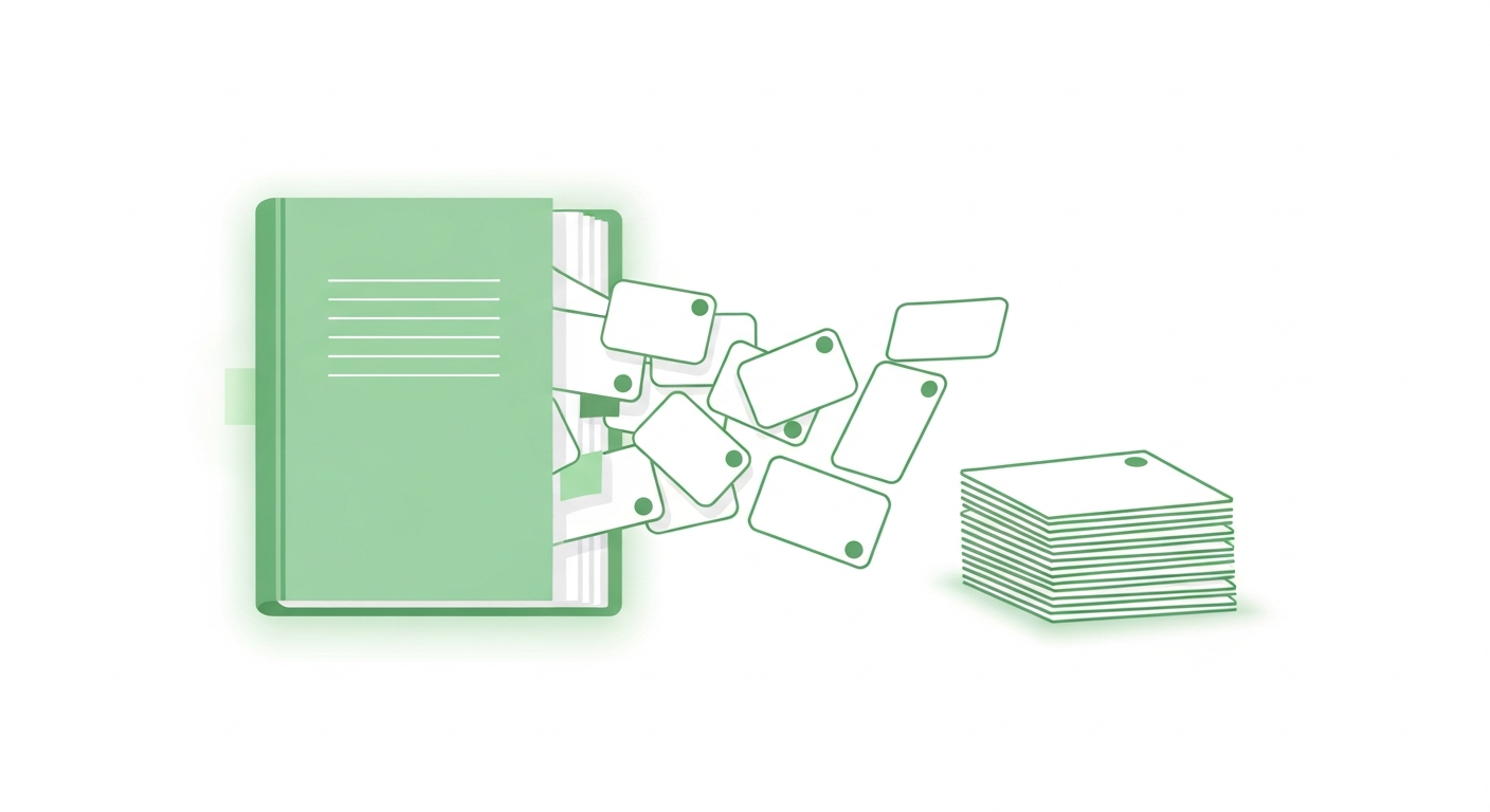 How to Create Flashcards from Your Notes in Seconds